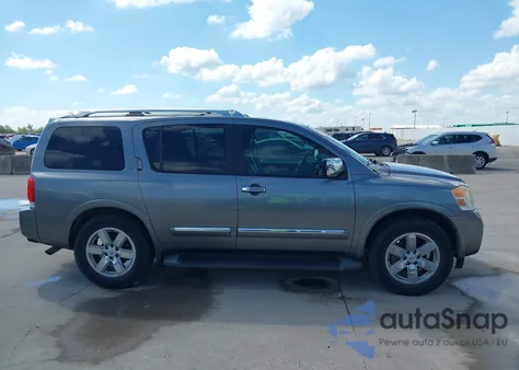 2013 Nissan Armada Platinum из США, поврежденный, VIN 5N1BA0ND0DN613158